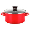 Casserole FAGOR Optimax Red Enamelled Steel (Ø 26 x 14 cm)