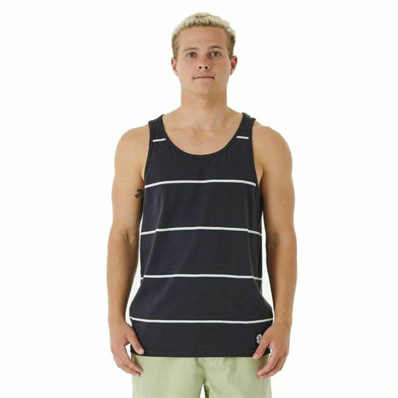 Men's Sleeveless T-shirt Rip Curl Swc Rails Tank Black