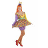 Costume for Adults Love Female Clown 5 Pieces