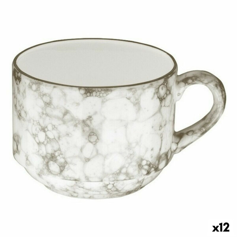 Cup Viejo Valle Rocks Porcelain 180 ml Brown (12 Units)