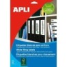 Printer Labels Apli    White 25 Sheets 190 x 38 mm