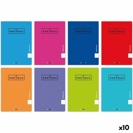 Notebook Papyrus Unipapyrus-12 Multicolour A4 48 Sheets (10 Units)