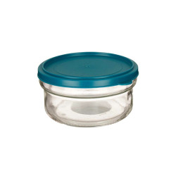 Round Lunch Box with Lid Green polypropylene 415 ml 12 x 6 x 12 cm (24 Units)