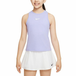 Child's Short Sleeve T-Shirt Nike Court Dri-FIT Victory Lavendar