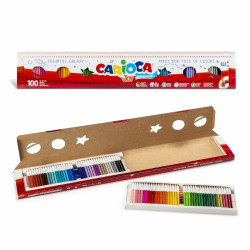 Felt-tip pens Carioca 41019 Multicolour (96 Pieces)