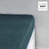 Fitted sheet TODAY Essential Turquoise Green 140 x 190 cm