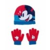 Hat & Gloves Mickey Mouse Happy smiles Blue Red