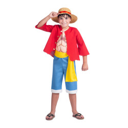 Costume for Children One Piece Luffy (5 Pieces)