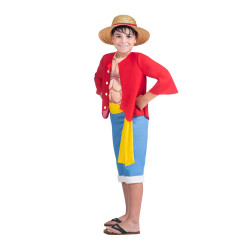 Costume for Children One Piece Luffy (5 Pieces)