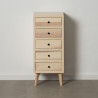 Chest of drawers MARIE 42 x 40,2 x 100 cm Natural Wood DMF