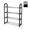 Shoe Rack 5five Metal Aluminium 50 x 65 x 19 cm 4 Shelves