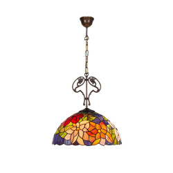 Ceiling Light Viro Güell Red Iron 60 W 40 x 130 x 40 cm