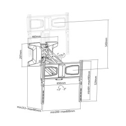 Wall Bracket MacLean MC-891 70" 37"