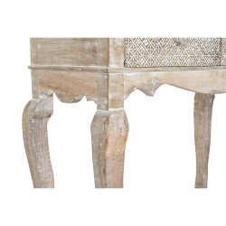 Console DKD Home Decor White Natural Mango wood 91 x 42 x 81 cm