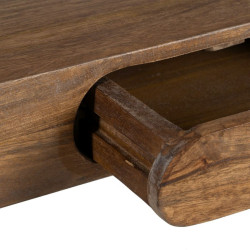 Console LIVU Black Natural Iron Mango wood 117 x 36,5 x 75 cm