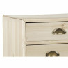 Chest of drawers DKD Home Decor Natural Wood MDF Navy Blue Light grey (120 x 36 x 68 cm)