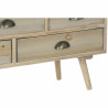 Chest of drawers DKD Home Decor Natural Wood MDF Navy Blue Light grey (120 x 36 x 68 cm)