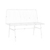 Table Set with 3 Armchairs Home ESPRIT White Metal 115 x 53 x 83 cm