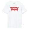 Child's Short Sleeve T-Shirt Levi's Batwing 4 Years White