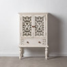 Cupboard SHABBY CHIC 71 x 40 x 111 cm White Fir wood MDF Wood