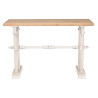 Console Home ESPRIT Yellow White Fir MDF Wood 120 x 50 x 77 cm