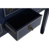 Console Home ESPRIT Brown Navy Blue Paolownia wood 103 x 35 x 80 cm