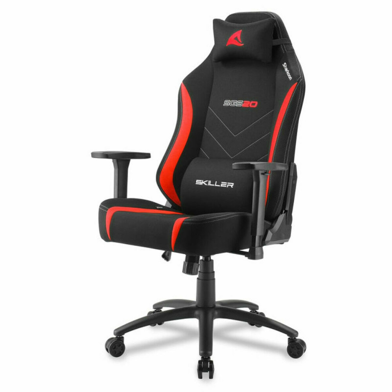 Gaming Chair Sharkoon SKILLER SGS20 Fabric Red Black