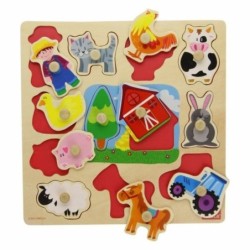 Child's Wooden Puzzle Goula 53025 (12 pcs)