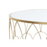 Set of 2 tables DKD Home Decor Golden 80 x 80 x 47 cm