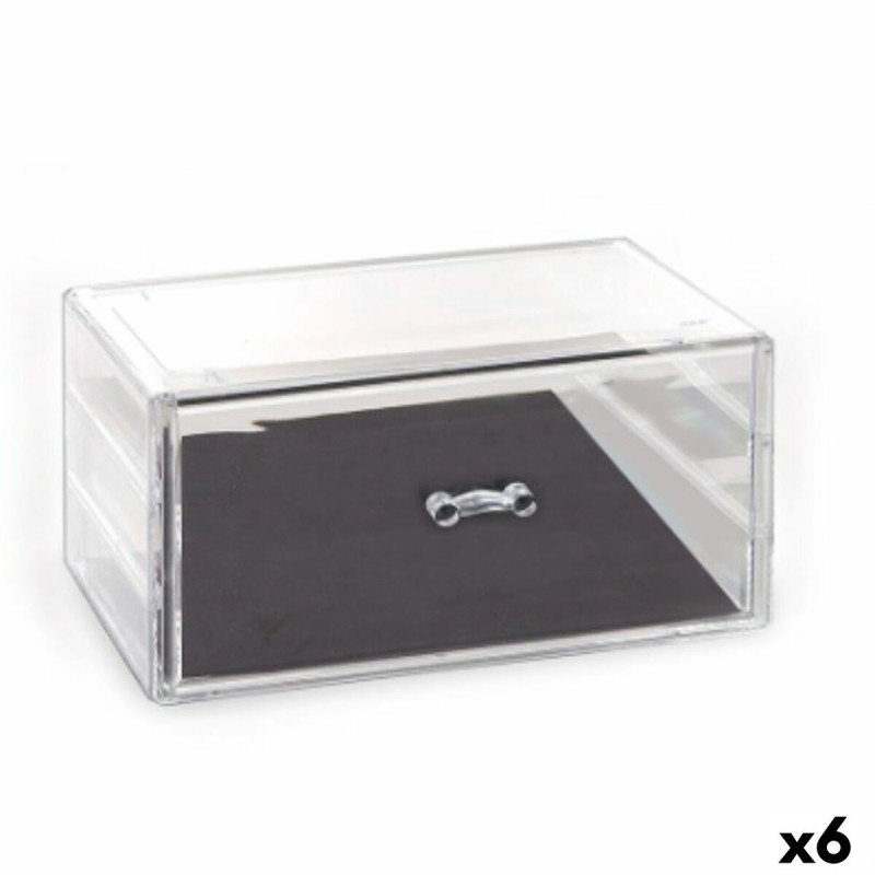 Multi-Purpose Organiser Confortime Plastic Transparent 23,5 x 15,3 x 10,8 cm (6 Units)