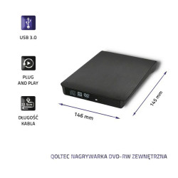 DVD Recorder Qoltec 51857