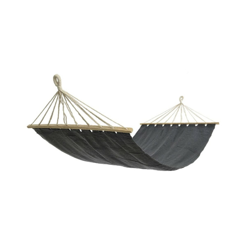 Hanging Hammock Grey Textile (200 x 100 cm)