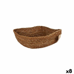 Multi-purpose basket Privilege   wicker Squared 27 x 27 x 9 cm (8 Units)