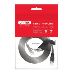 UTP Category 6 Rigid Network Cable Unitek C1811GBK 3 m