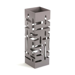 Umbrella stand Versa Grey Metal Iron 15,5 x 49 x 15,5 cm