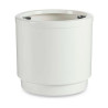 Self-watering flowerpot White polypropylene (2 Units) (38 x 37,5 x 38 cm)