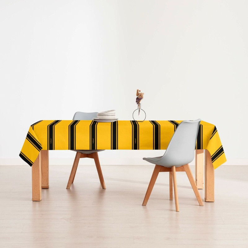 Stain-proof resined tablecloth Harry Potter Hufflepuff 140 x 140 cm