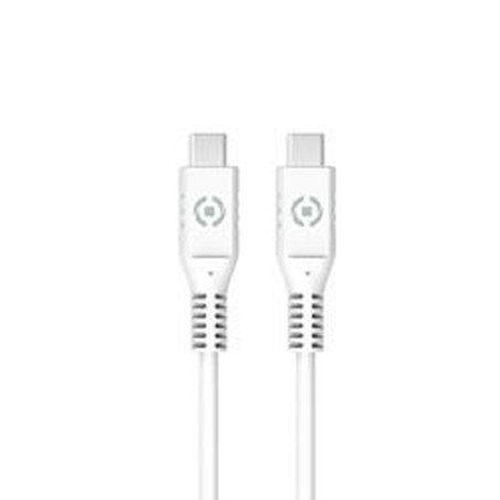 Cable USB C Celly White 1 m