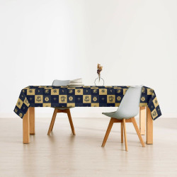 Stain-proof resined tablecloth Harry Potter Ravenclaw Christmas 140 x 140 cm