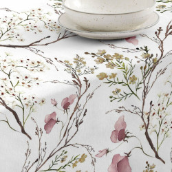 Stain-proof tablecloth Belum 0120-342 140 x 140 cm Flowers