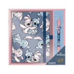 Stationery Set Stitch 2 Pieces Blue