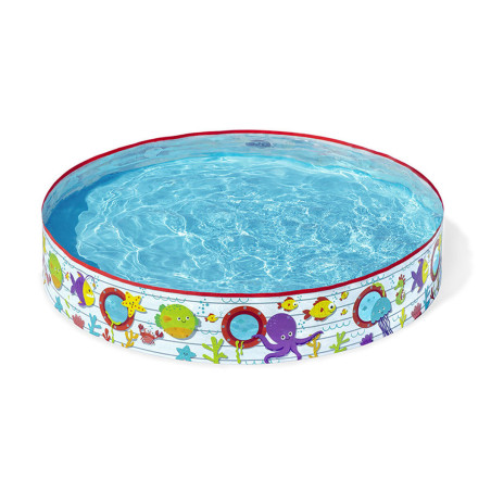 Inflatable Paddling Pool for Children Bestway Fish 152 x 25 cm