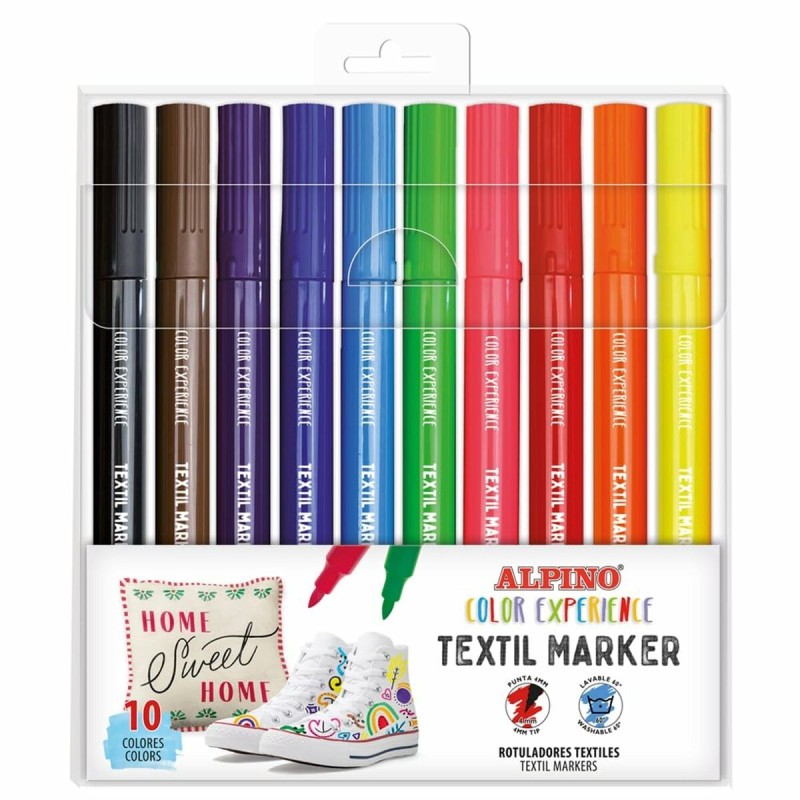 Felt-tip pens Alpino AR001089 10 Pieces