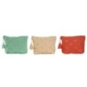 Travel Vanity Case Home ESPRIT Green Beige Coral 25 x 5 x 20 cm (3 Units)