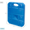 Cold Accumulator Aktive Blue 2 Kg 22 x 27,5 x 4 cm (6 Units)