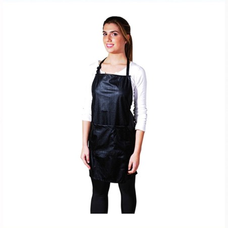 Apron Eurostil Delantal Negro Black