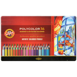 Colouring pencils Michel Polycolor 36 Pieces Multicolour