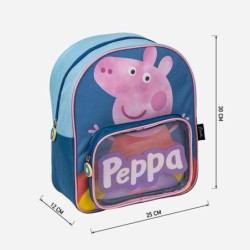 School Bag Peppa Pig Blue 25 x 30 x 12 cm