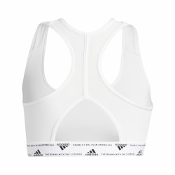 Sports Bra Adidas PowerReact Training White