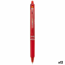 Liquid ink pen Pilot Frixion Clicker Red 0,4 mm (12 Units)